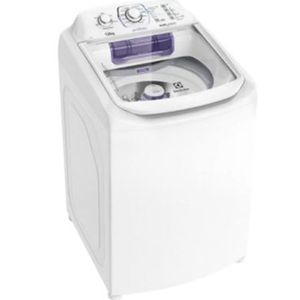 Máquina de Lavar Electrolux 12kg Turbo Economia, Silenciosa c/ Cesto Inox e Jet&Clean LAC12 Branca 220V