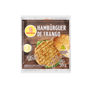 Hambúrguer de Frango GBarbosa Congelado 56g