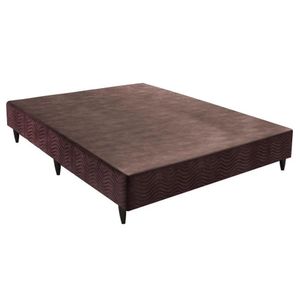 Base p/ Cama de Casal Ortobom Sommier Camurça Marrom