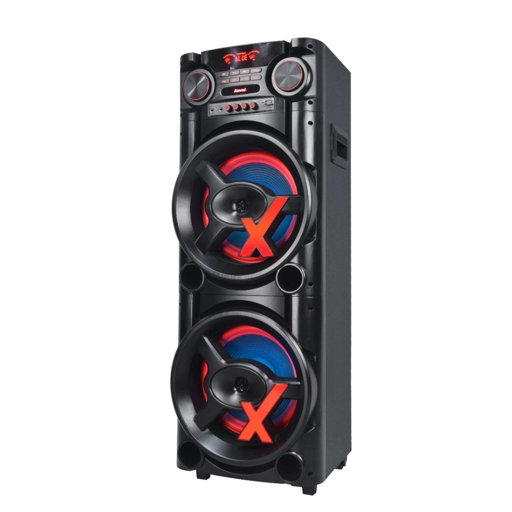 Caixa Amplificada Amvox ACA New X 1900W Bluetooth Preta | GBarbosa