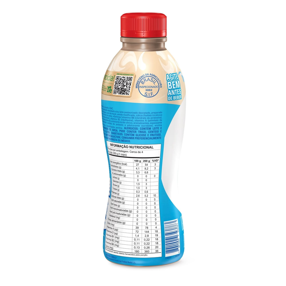 Iogurte Molico Desnatado Baunilha Zero Lactose Garrafa 850g | GBarbosa