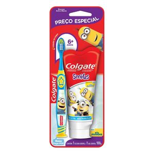 Kit Colgate Minions Escova Dental + Creme Dental