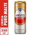 Cerveja Amstel Lager Premium Puro Malte Lata 350ml