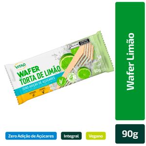 Wafer Vitao Zero Açúcar Integral Torta de Limão 90g