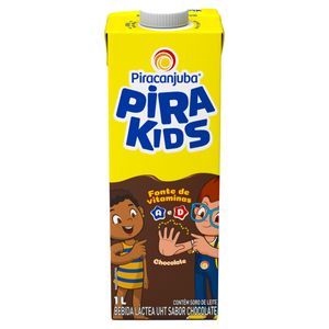 Bebida Láctea Pirakids Chocolate Caixa 1l