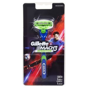 Aparelho para Barbear Gillette Mach3 Sensitive com 1 Unid