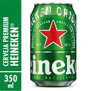 Cerveja Heineken Lager Premium Puro Malte Lata 350ml