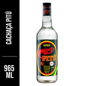 Aguardente de Cana Pitu 965ml