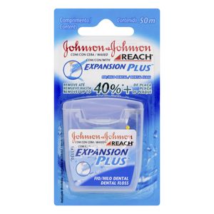 Fio Dental Johnson & Johnson Reach Expansion Plus Regular 50m
