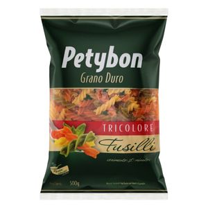 Massa de Semôla Petybon Grano Duro Tricolor Fusilli 500g