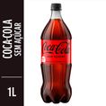 Refrigerante Coca-Cola s/ Açúcar Pet 1l
