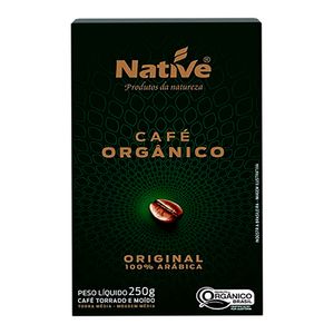 Café em Pó Native Torrado E Moído Orgânico Original Caixa 250g