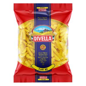 Macarrão de Sêmola Divella Fusilli Grano Duro N.40 Pacote 500g