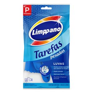 Luva Limpanno p/ Tarefas Pesadas Azul P
