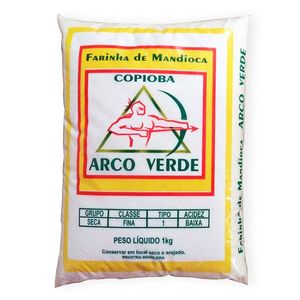 Farinha de Mandioca Arco Verde Amarela 1Kg