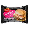 Sanduíche Seara Hot Hit Carne de Aves e Carne Bovina X-Bacon e QueijoPrato Congelado Pacote 145g