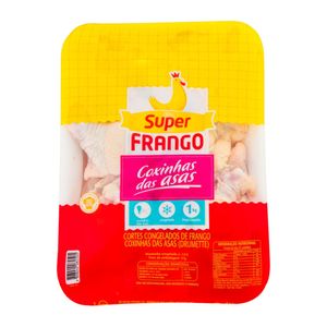 Coxinha da Asa de Frango Super Frango Congelada Bandeja 1Kg