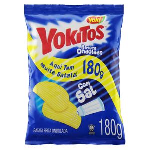 Batata Frita Yoki Yokitos Ondulada com Sal Pacote 180g