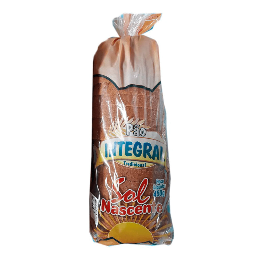 Pão Forma Integral Sol Nascente 450g