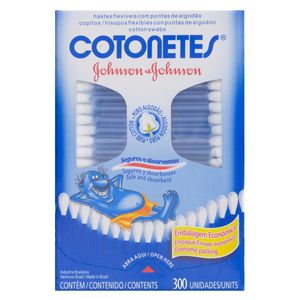 Hastes Flexíveis Johnsons c/ 300 Unid