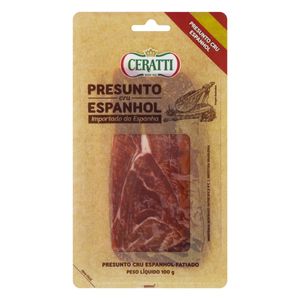 Presunto Cru Ceratti Espanhol Fatiado 100g