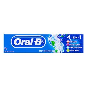 Creme Dental Oral-B 4 em 1 Menta Fresca 70g