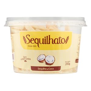 Biscoito Sequilho de Coco Sequilhato Pote 200g