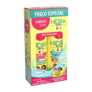 Kit Salon Line Kids Shampoo + Condicionador Hidra Multy 300ml Cada