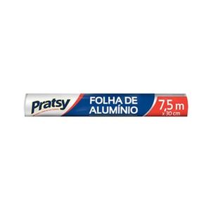 Papel Aluminio + Filme Pvc Pratsy 30cm