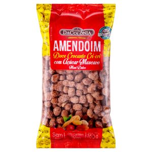 Amendoim Doce DaColônia Cri-Cri com Açúcar Mascavo 350g