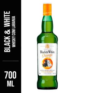 Whisky Escocês Black & White Orange 700ml