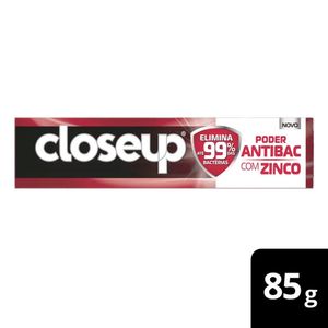 Gel Dental Closeup Menta Intensa Poder Antibac 85g