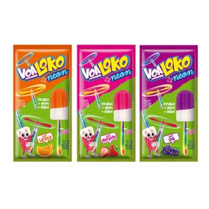Pirulito Danilla Voa Loko Neon Sortido 10G