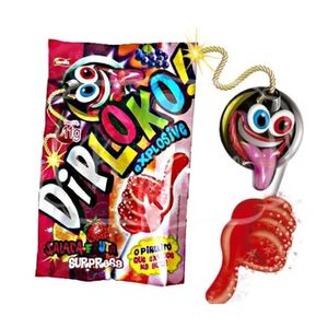 Pirulito Danilla Dip Loko Explosivo Salada de Fruta 11g