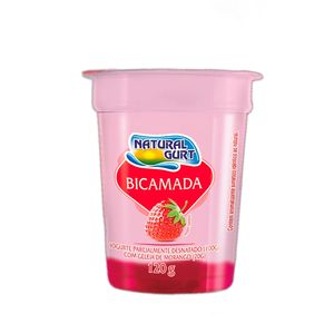 Iogurte Natural Gurt Bicamada Morango 120g