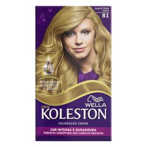 Coloração Koleston Louro Cinza Claro 81 55g