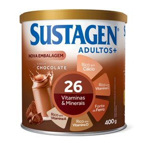 Complemento Alimentar Sustagen Adultos+ Chocolate Lata 400g