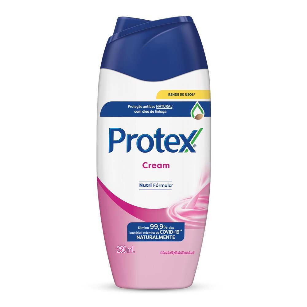 Sabonete Líquido Protex Antibacteriano Cream 250ml