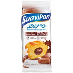 Bolinho Suavipan Zero Açúcar Baunilha/Chocolate 40g