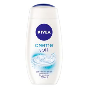 Sabonete Líquido Nivea Suave Creme Soft Óleo de Amêndoas 250ml