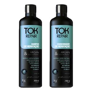 Kit Tok Shampoo + Condicionador Argan 300ml Cada
