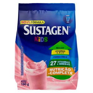 Complemento Alimentar Sustagen Kids Morango Sachê 190g