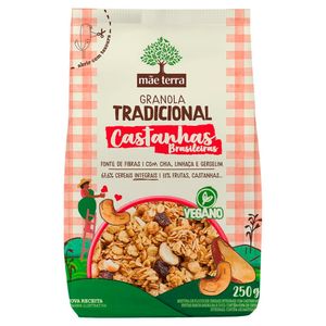 Granola Tradicional Mãe Terra c/ Castanhas Brasileiras 250g