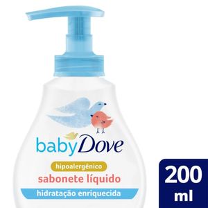 Sabonete Líquido Dove Baby Hidratação Enriquecida da Cabeça aos Pés 200ml