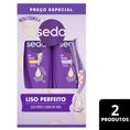 Kit Seda Shampoo + Condicionador Liso Perfeito 325ml Cada Preço Especial