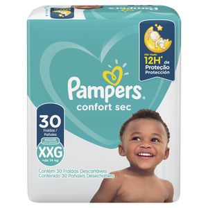 Fralda Descartável Pampers Confort Sec Mega XXG c/ 30 Unid