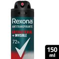 Desodorante Rexona Aerossol Antibacterial e Invisible Men 72h 150ml