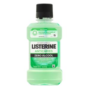 Enxaguante Antisséptico Bucal Listerine Zero Álcool Anticáries 250ml