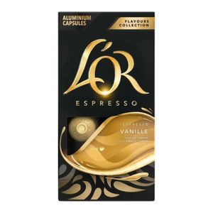 Café em Cápsula Lor Espresso Torrado e Moído Flavours Collection Baunilha 52g com 10 Unid