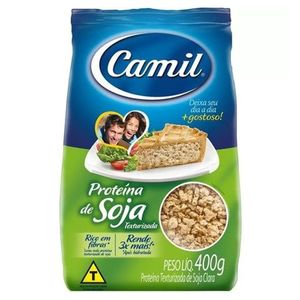 Proteína Texturizada de Soja Clara Camil Pacote 400g
